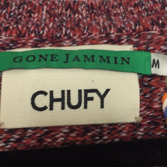 NWT CHUFY Cliff Wool Knit Cardigan in tosh red - Picture 9 of 13